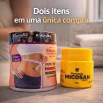 Kit Creme de Pimenta Rhenuks + Pomada Micosan 50g Uso Externo