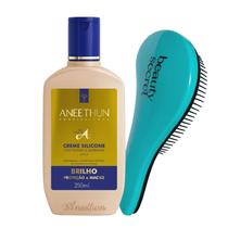 Kit Creme De Silicone 250ml Aneethun + Escova Beauty Secret