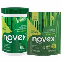 Kit Creme de Tratamento Novex Broto de Bambu Ultraprofundo + Refil