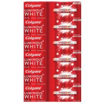 Kit Creme Dental Colgate Luminous White Brilliant 70g com 6 unidades