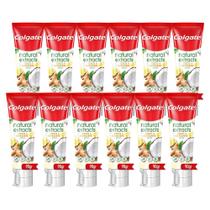Kit Creme Dental Colgate Natural Extracts Coco e Gengibre 90g com 12 unidades Kit Creme Dental Colgate Natural Extracts Coco e Gengibre 90g com 12 unidades