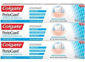 Kit Creme Dental Colgate Periogard 90G com 3 Unidades