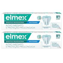 Kit Creme Dental Elmex Sensitive Whitening 110g Com 2 unidades