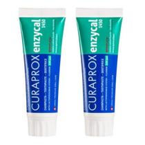 Kit Creme Dental Enzycal Curaprox 1450 75 ml Com 2 Unidades