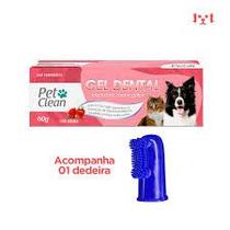 Kit Creme Dental + Escova Pasta Cachorro Gatos Bafinho Cães