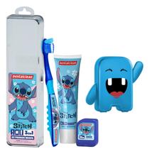 Kit Creme Dental Infantil Stitch + Porta Dentes de Leite Kit Creme Dental Infantil Stitch + Porta Dentes de Leite