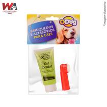 Kit Creme dental Mais Dog Menta 60grs + Dedeira