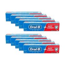 Kit Creme Dental Oral B 1 2 3 Anti Caries 70g c/10un Kit Creme Dental Oral B 1 2 3 Anti Caries 70g c/10un