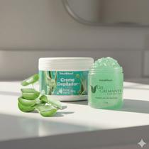 Kit Creme Depilatório 250g e Gel Calmante 170g Com Aloe Vera Botica Brasil Lucys