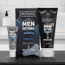 Kit Creme Depilatório Intimo Men Titanium 95g Kit Creme Depilatório Intimo Men Titanium 95g
