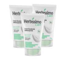 Kit Creme Desodorante Herbíssimo Care Monoi e Acido Hialuronico Bisnaga 55g - 3 unidades Kit Creme Desodorante Herbíssimo Care Monoi e Acido Hialuronico Bisnaga 55g - 3 unidades