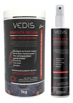 Kit Creme E Fluído Pimenta Negra Vedis Massagem Modeladora Kit Creme E Fluído Pimenta Negra Vedis Massagem Modeladora