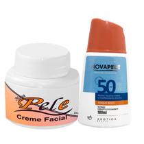 Kit Creme Facial Nova Pele 25g + Protetor Solar 50 Fps 60ml Nova Pele