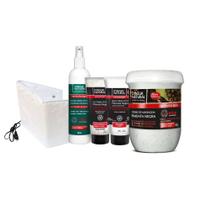 Kit creme gel serum pimenta negra fluido nicotinato de metila cinta 220v Kit creme gel serum pimenta negra fluido nicotinato de metila cinta 220v