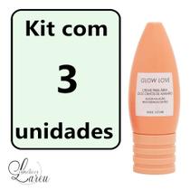 -Kit Creme Glow Area Olhos Mamao Kc (3 un.)- Max Love -Kit Creme Glow Area Olhos Mamao Kc (3 un.)- Max Love