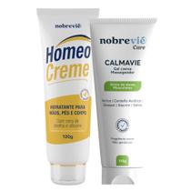 Kit Creme Hidratante Cera de Abelha Homeo Creme e Gel Massageador Calmavie Nobrevie 120g Kit Creme Hidratante Cera de Abelha Homeo Creme e Gel Massageador Calmavie Nobrevie 120g