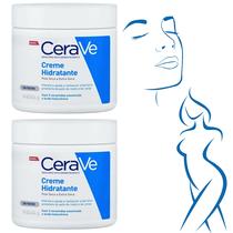 Kit Creme Hidratante Cerave pele seca semperfume 454gr corpo