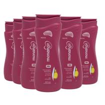 Kit Creme Hidratante Corporal Monange Extrato De Oliva 400ml - 6 Unidades