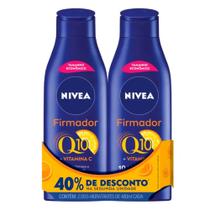 Kit Creme Hidratante Corporal Nivea Firmador Q10 + Vitamina C 400ml - 2 Unidades Kit Creme Hidratante Corporal Nivea Firmador Q10 + Vitamina C 400ml - 2 Unidades
