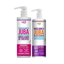 Kit Creme Juba Encrespando 500ml + Geleia Seladora 300g Kit Creme Juba Encrespando 500ml + Geleia Seladora 300g