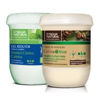 Kit creme massagem 7 ativos e gel crioterapico dagua natural Kit creme massagem 7 ativos e gel crioterapico dagua natural