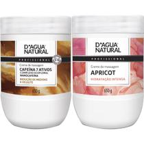 Kit creme massagem redutor cafeina 7 ativos + creme apricot Kit creme massagem redutor cafeina 7 ativos + creme apricot