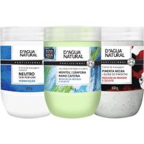 Kit creme neutro pimenta negra crioterapico dágua natural