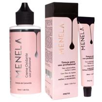 Kit Creme Oxidante 55ml + Tintura Profissional Para Sobrancelhas Preto 20ml Menela Kit Creme Oxidante 55ml + Tintura Profissional Para Sobrancelhas Preto 20ml Menela