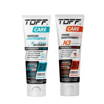 Kit Creme Para Alívio Muscular Toff N3 Nanotérmico Aquecimento e Resfriamento Intenso Nanogel Crioterápico 100g