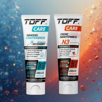 Kit Creme Para Alívio Muscular Toff Nanotérmico Aquecimento e Resfriamento Intenso Nanogel Crioterápico 100g