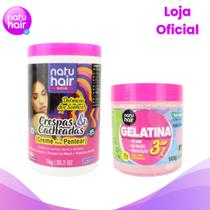 Kit Creme Para Pentear Definição dos Sonhos Crespas & Cacheadas + Gelatina 3 em 1 Kit Creme Para Pentear Definição dos Sonhos Crespas & Cacheadas + Gelatina 3 em 1