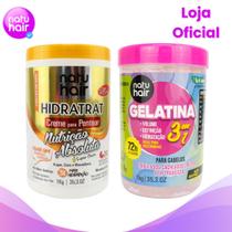 Kit Creme para Pentear Nutrição Absoluta Super Óleos NatuHair 1kg Kit Creme para Pentear Nutrição Absoluta Super Óleos NatuHair 1kg