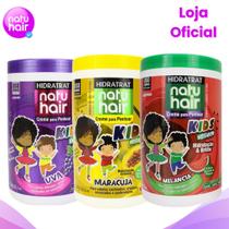Kit Creme para pentear Uva + Maracujá + Melancia Natuhair 1KG Kit Creme para pentear Uva + Maracujá + Melancia Natuhair 1KG