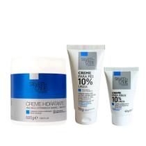 Kit Creme Pele Seca + Creme Mãos Ureia + Creme Pés Ureia Kit Creme Pele Seca + Creme Mãos Ureia + Creme Pés Ureia