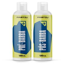 Kit Creme Pré Barba e Creme Pós Barba 120g Vivaz Partiu