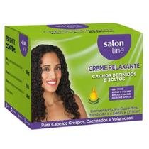 Kit Creme Relaxante Salon Line Cachos Definidos E Soltos