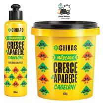 Kit Cresce & Aparece Chikas Shampoo 300ml + Máscara 450g