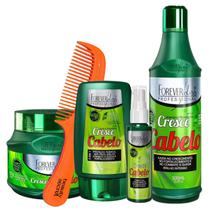 Kit Cresce Cabelo Forever Liss home Care Pente Beauty Secret