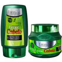 Kit Cresce Cabelo Forever Liss Máscara 250g + Leave-in 140g Original!