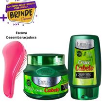 Kit Cresce Cabelo Forever Liss Máscara 250g + Leave-in 140g Original!