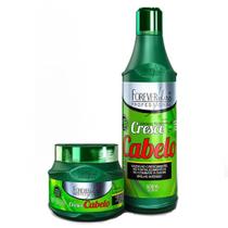 Kit Cresce Cabelo Shampoo e Máscara Forever Liss