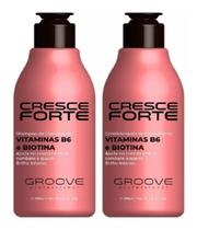 Kit Cresce Forte Shampoo + Condicionador Groove Professional Kit Cresce Forte Shampoo + Condicionador Groove Professional