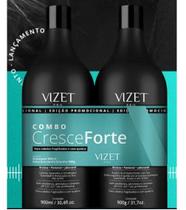 Kit cresce forte shampoo e condicionador vizet 900ml