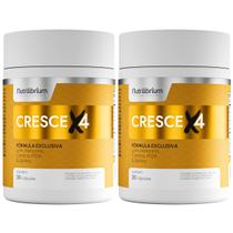 Kit Cresce X4 Fórmula Cabelos Msm - Tratamento 2 Meses