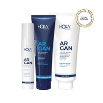Kit crescimento capilar anticaspa argan home restauração hoka