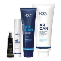 Kit Crescimento Capilar Argan + Gloss Reparador de Pontas Hoka 2 Kit Crescimento Capilar Argan + Gloss Reparador de Pon