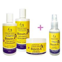 Kit Crescimento Capilar Biovin-A Força de Cavalo - Tônico Crescimento L&A Cosméticos