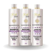 Kit Crescimento Capilar Mandioca Chanceller 900 Ml