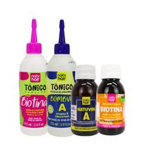 Kit Crescimento Capilar Natuvin A + Biotina