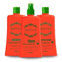 Kit Crescimento Capilar Tônico Capilar, Shampoo e Condicionador antiqueda e fortalecimento com Biotina, Cenoura, Pimenta e Urtiga. Kit Crescimento Capilar Tônico Capilar, Shampoo e Condicionador antiqueda e fortalecimento com Biotina, Cenoura, Pimenta e Urtiga.